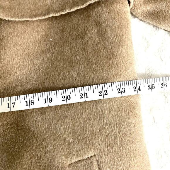Trina Turk Beige Delaney Long Wrap Trench Wool Alpaca Blend Classic Coat 14 - Picture 8 of 10